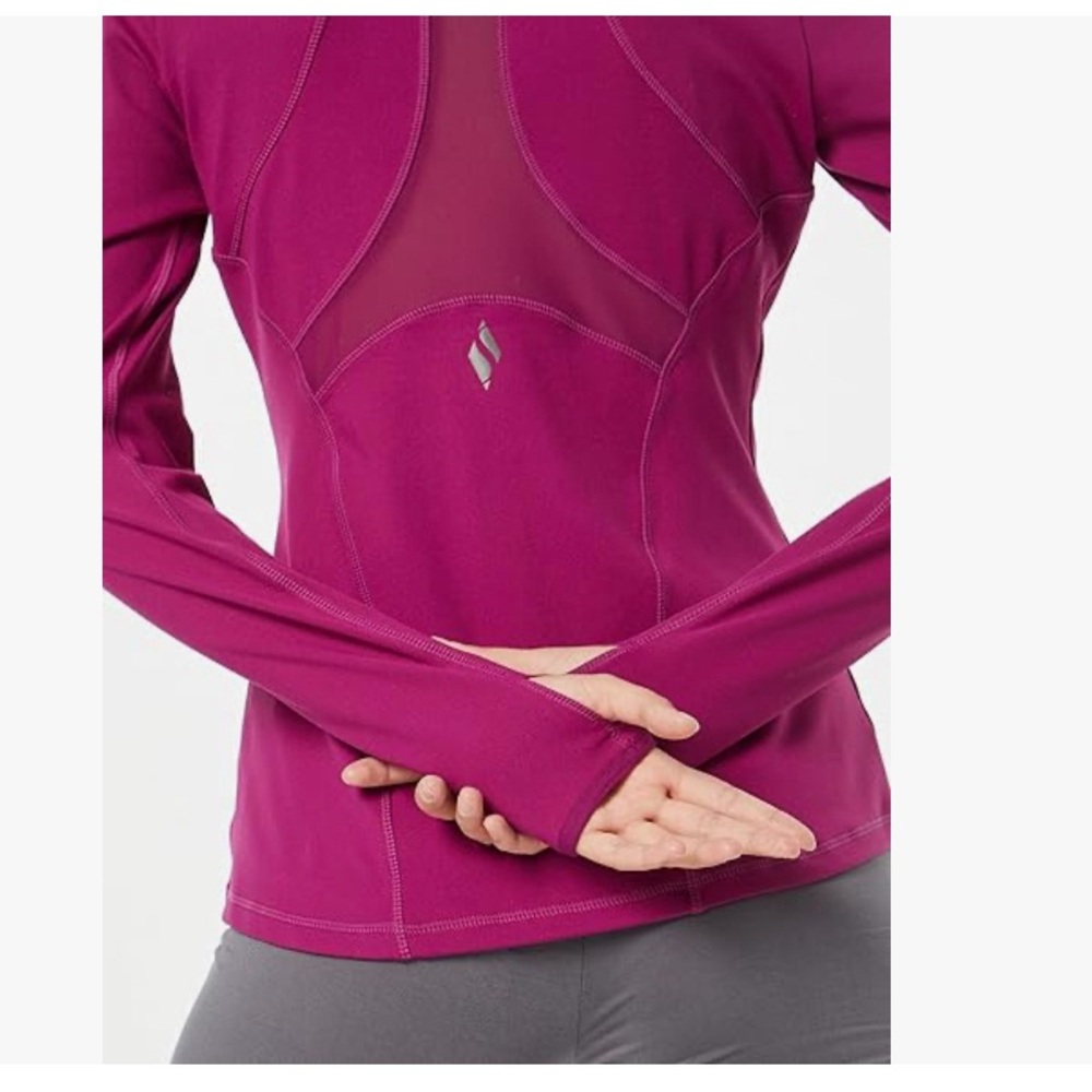 Women's Long Sleeve Top - Magenta